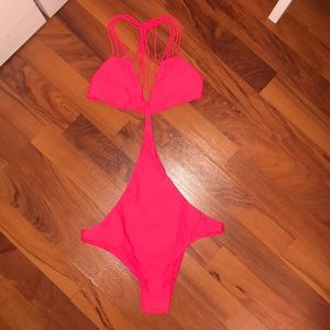 Mikoh Hot Pink One Piece